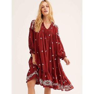 🎀 Free People • Lavender Fields Midi Dress